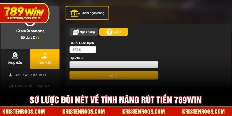 Sơ lược đôi nét về tính năng rút tiền 789WIN Sơ lược đôi nét về tính năng rút tiền 789WIN