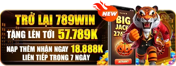 Trở lại 789win tặng lên tới 57.789K